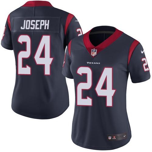 Women Houston Texans #24 Joseph blue Nike Vapor Untouchable Limited NFL Jersey